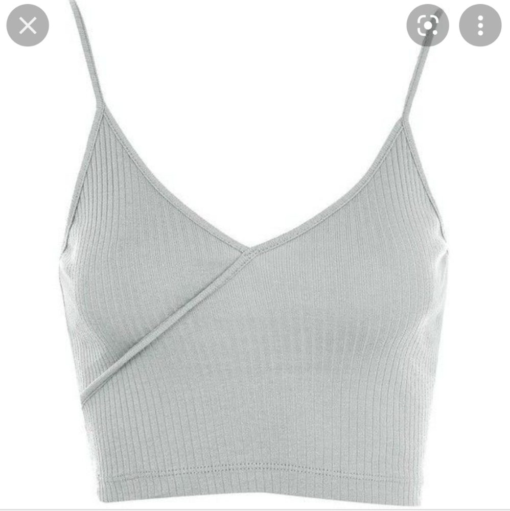 Topshop | Wrap Cropped Tank Top